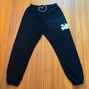 Free City black sweatpants.